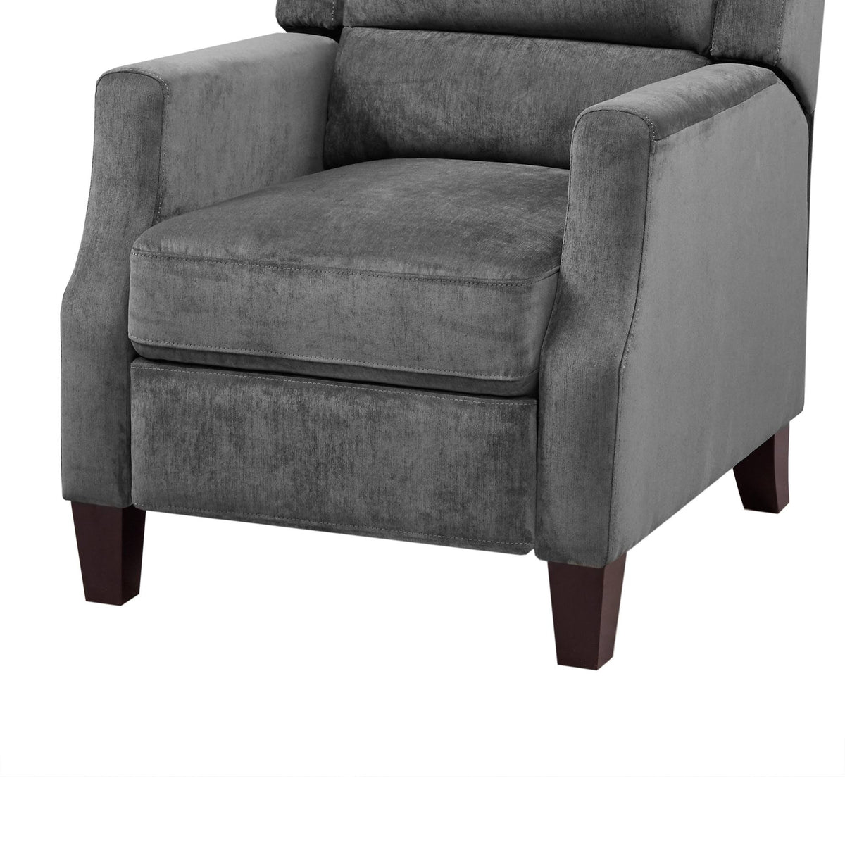 Grey Push Back Recliner K6123