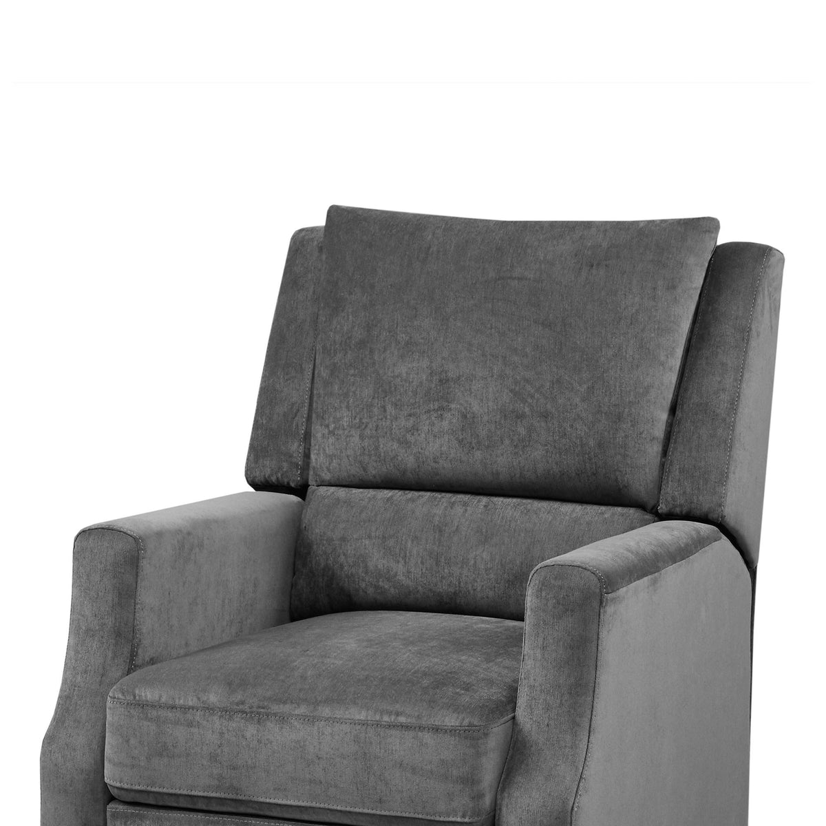 Grey Push Back Recliner K6123