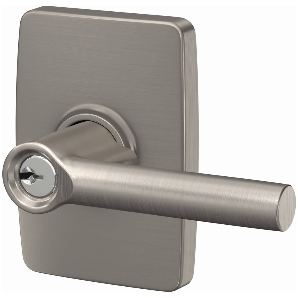 Satin Nickel Passage Door Lever Set V449