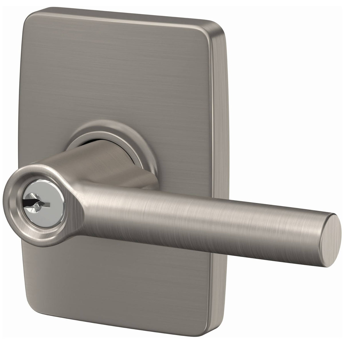 Satin Nickel Passage Door Lever Set V449
