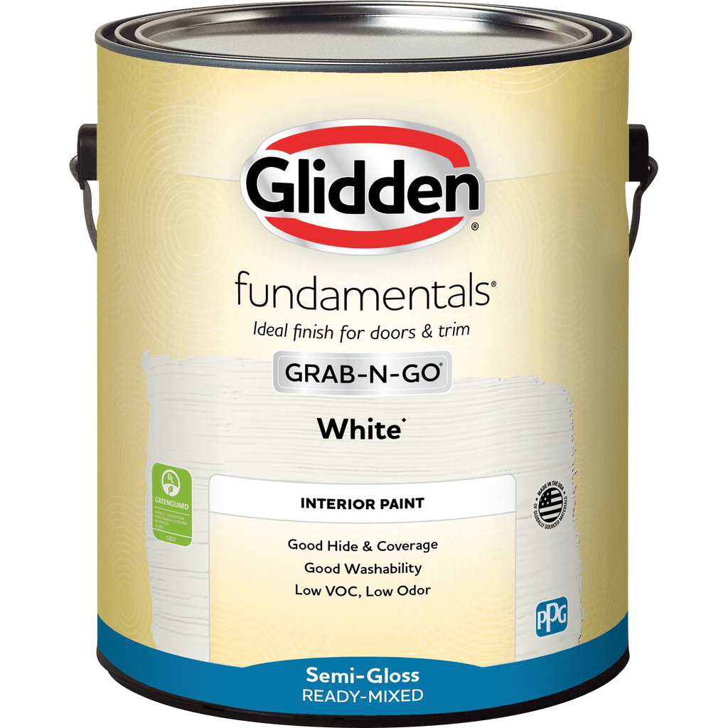 White Semi-Gloss Interior Paint 1 Gallon G292