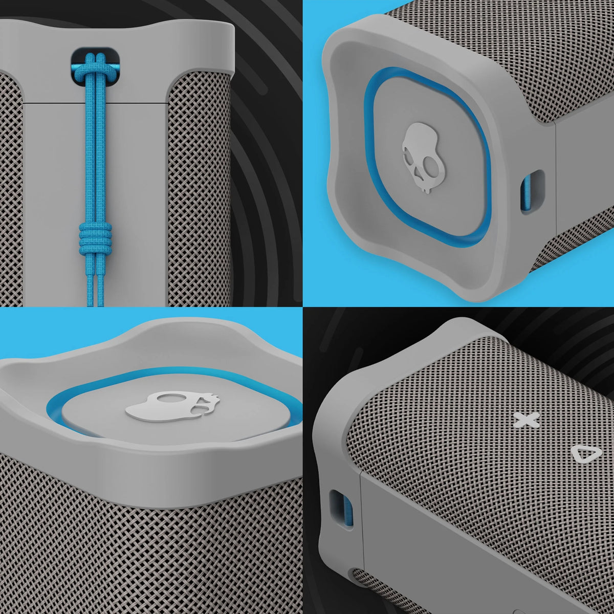 Compact Tough Wireless Speaker, Light Grey G164176
