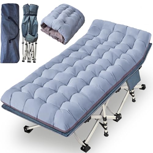 Oversize XXL Camping Cot with Mattress and Carry Bag X880647