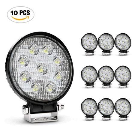 10 Pack 4 Inch 27W Round LED Work Light T10556