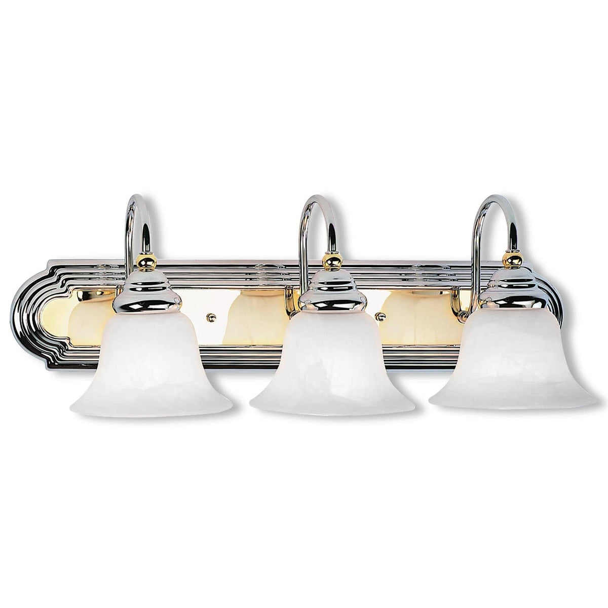 Chrome & Polished Brass Bath Light I1848