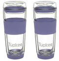 Double Wall Glass Tumbler with Lid P32873