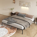 Queen Size Black Metal Platform Bed C565359