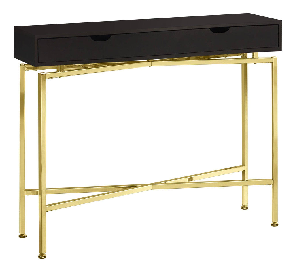 Gold Hall Console Accent Table G227061