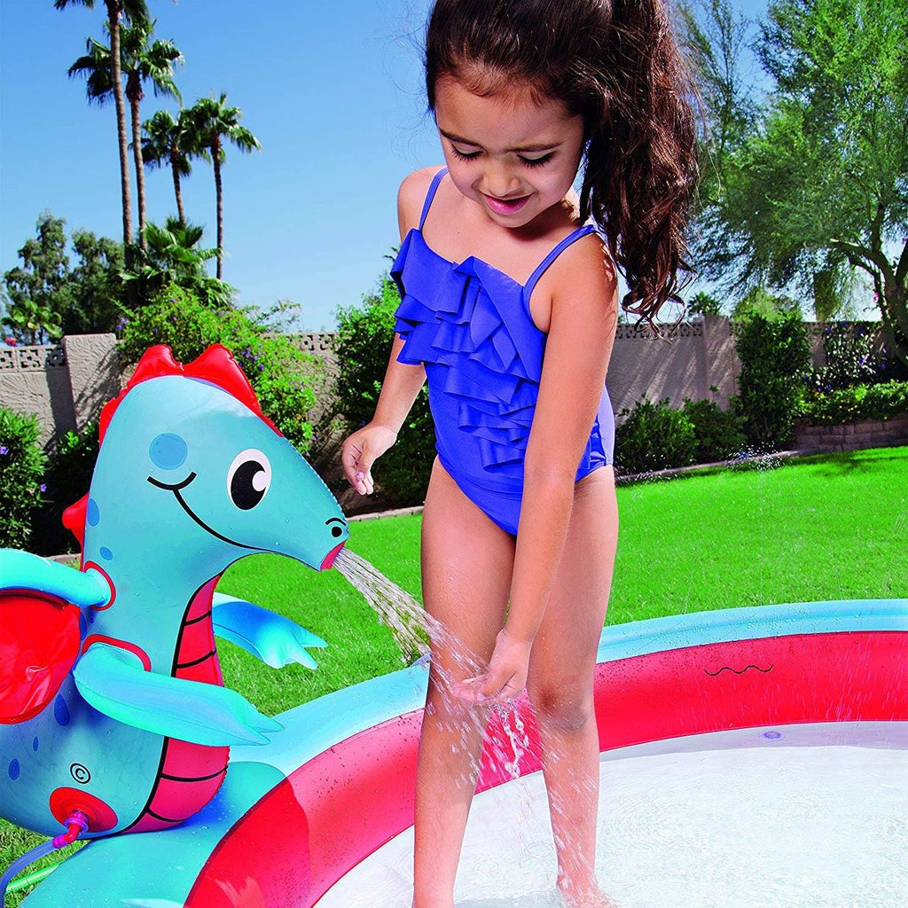 Inflatable Interactive Castle Play Pool D32950