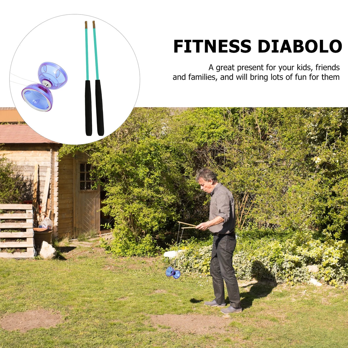 Chinese Yoyo Diabolo Toy Juggling Diabolos P396224