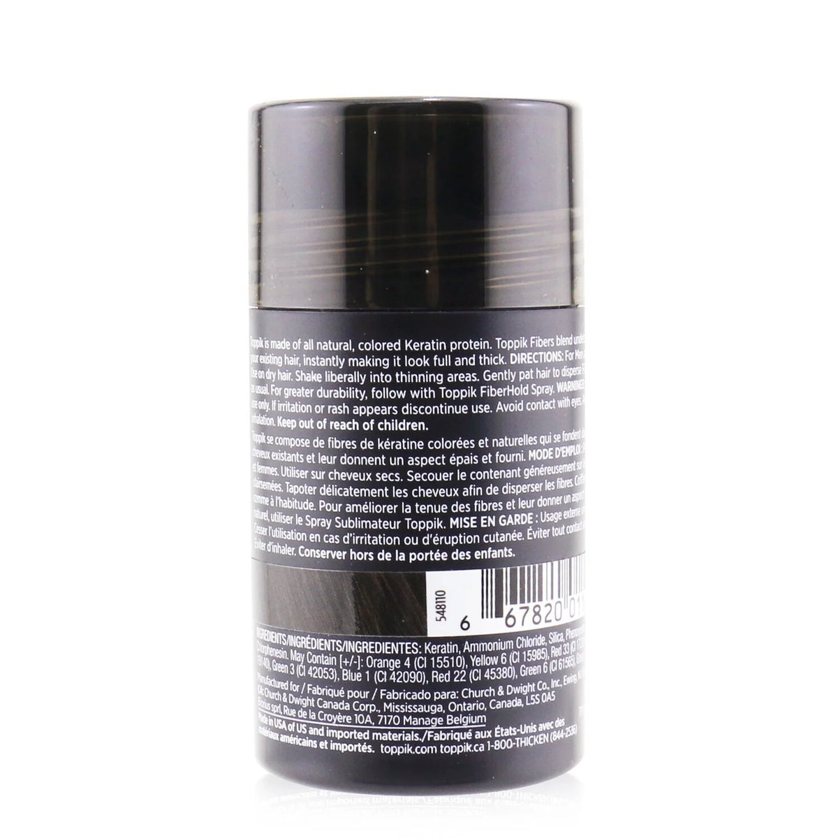Dark Brown Hair Building Fibers 27.5g L4181