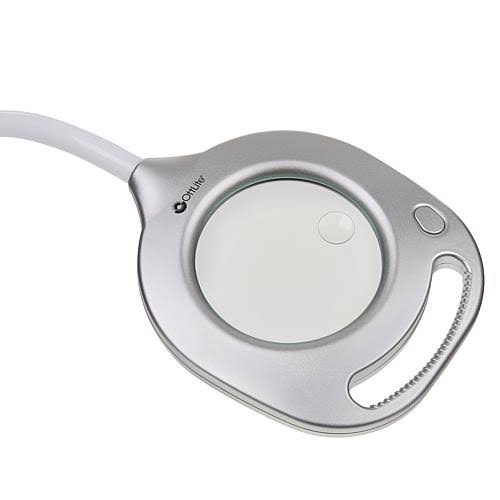 2-in-1 LED Magnifier Floor and Table Light Black A6383