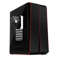 Black Computer Case with Tempered-Glass Side Panel G7453