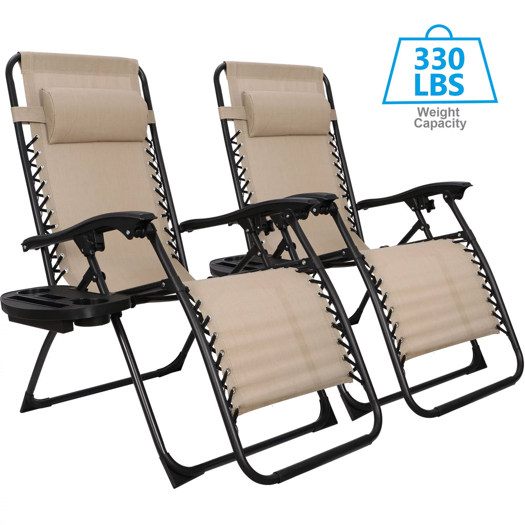 Beige Zero-Gravity Chair W496