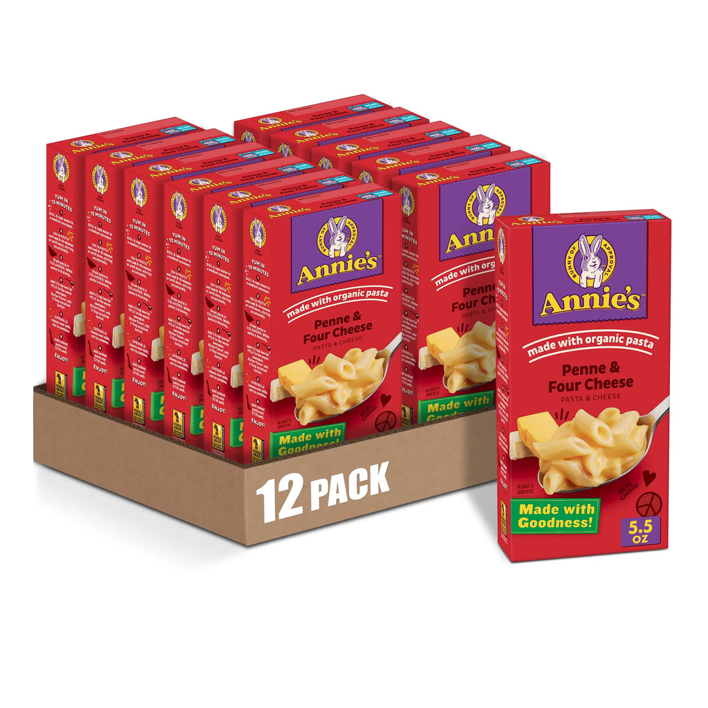 Four Cheese Penne Macaroni and Cheese Dinner with Organic Pasta, 5.5 OZ U841247