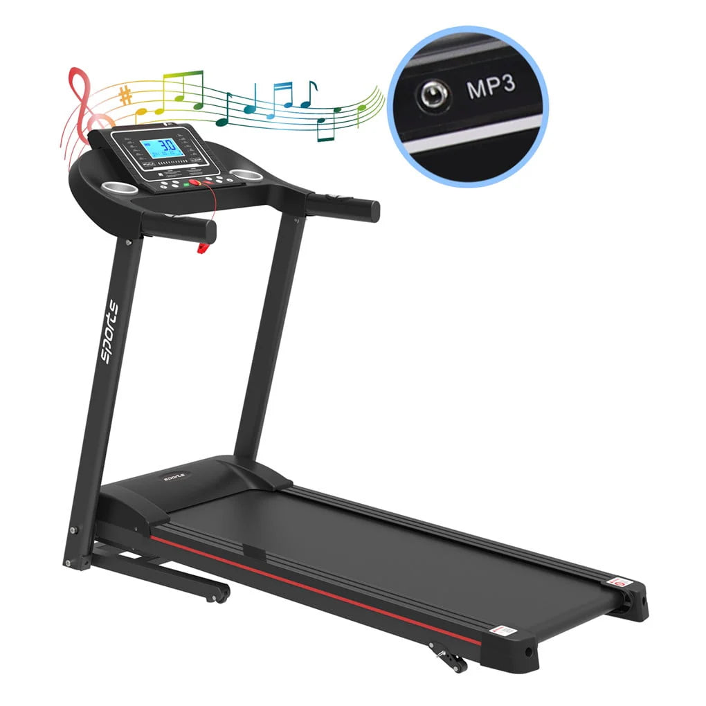 Foldable Treadmill with LCD Display V8372