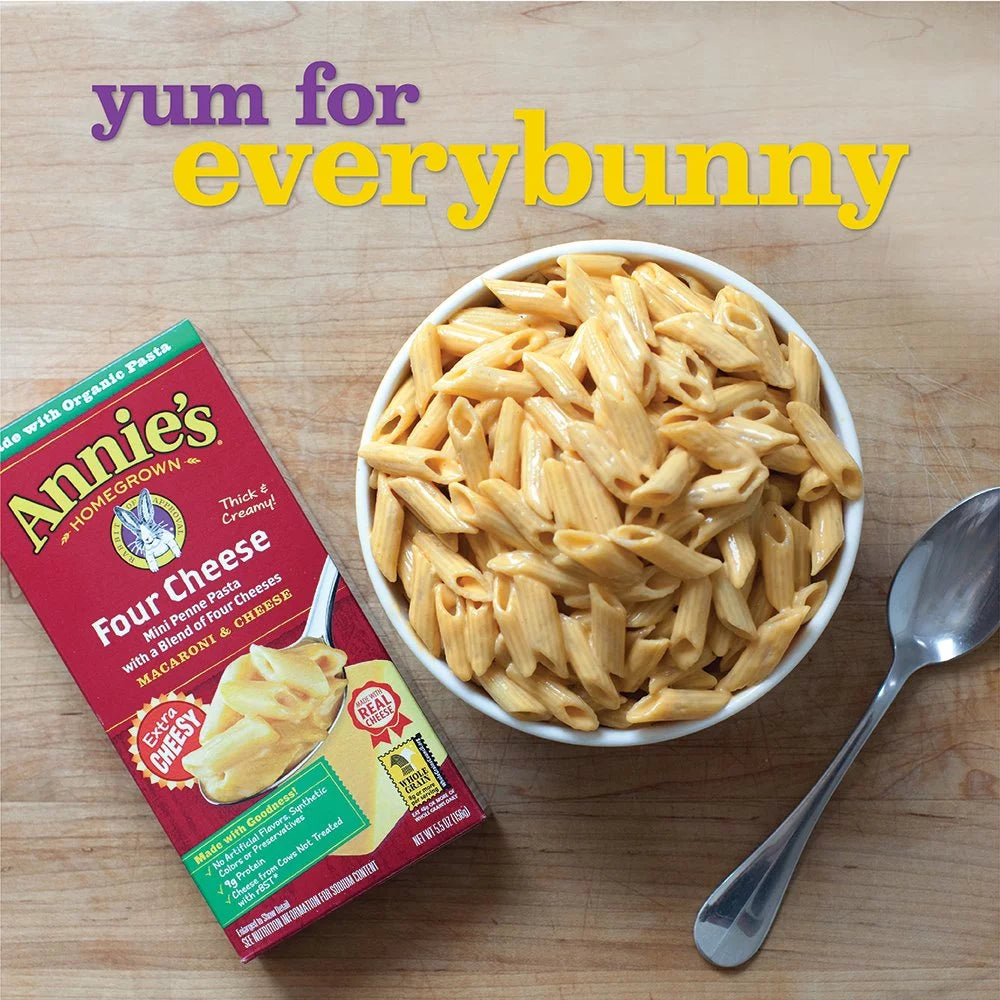 Four Cheese Penne Macaroni and Cheese Dinner with Organic Pasta, 5.5 OZ U841247