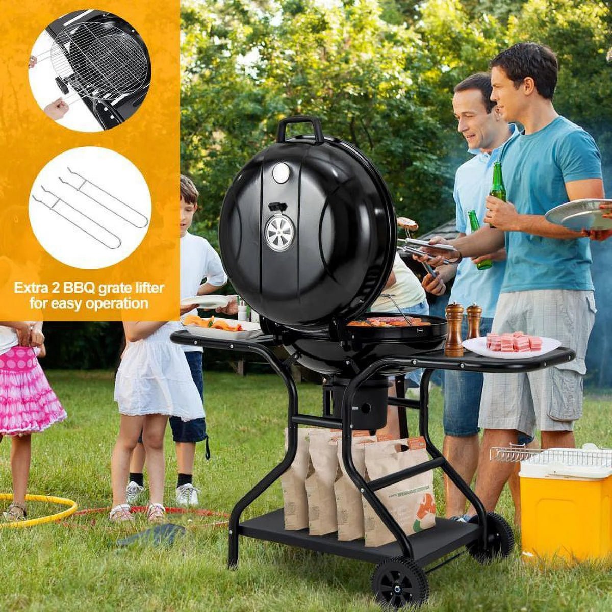 Outdoor BBQ Charcoal Grill E800