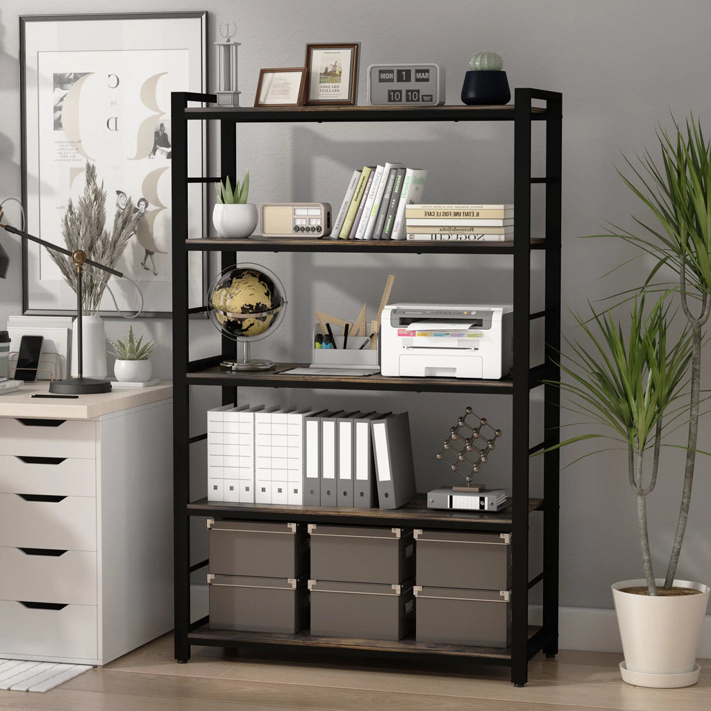 5 Tier Utility Storage Shelf with Hooks G65222