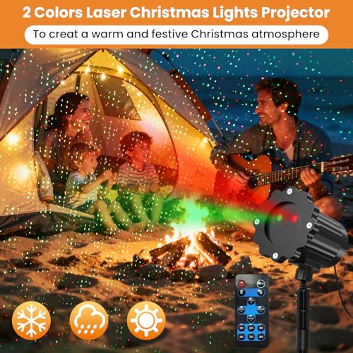 Waterproof Christmas Laser Lights Outdoor with Remote V763