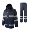 High Visibility Reflective Waterproof Hooded Raincoat XXL F692793