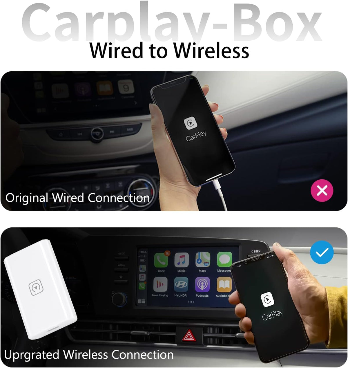 Wireless CarPlay Adapter Pack of 2 M5586